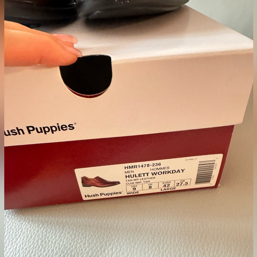 NWT Hush Puppies Men's Hulett Workday Slip-On Loafer Brown size 9 - Picture 3 of 9